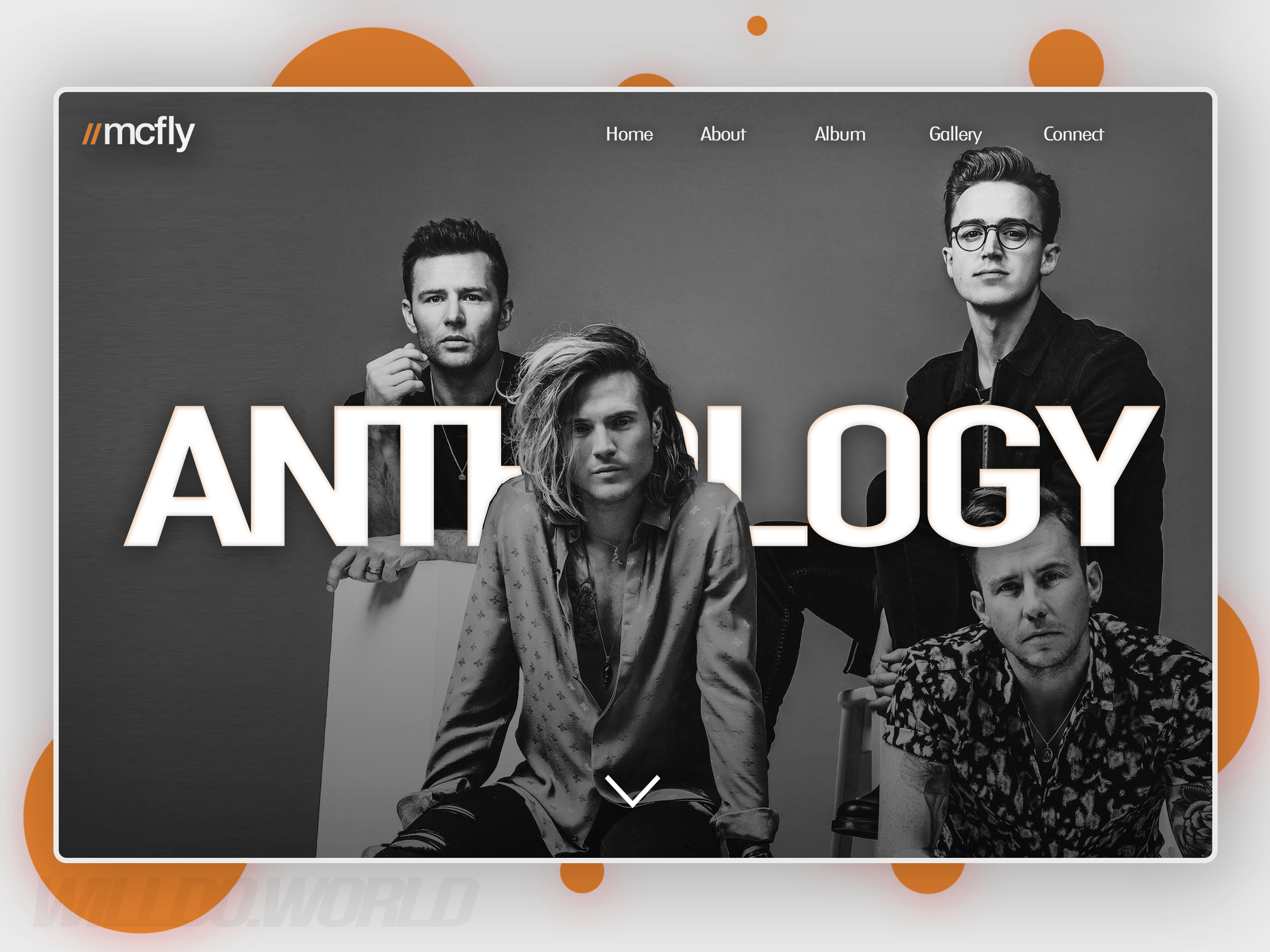 McFly Anthology Landing Page